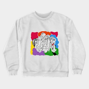 doodleflow party Crewneck Sweatshirt